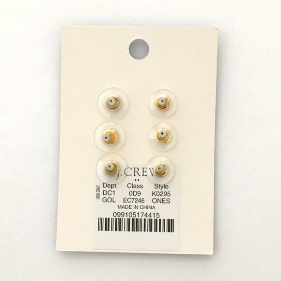 NEW! J. Crew Gold Hashtag Earrings - OS - Picture 3 of 3